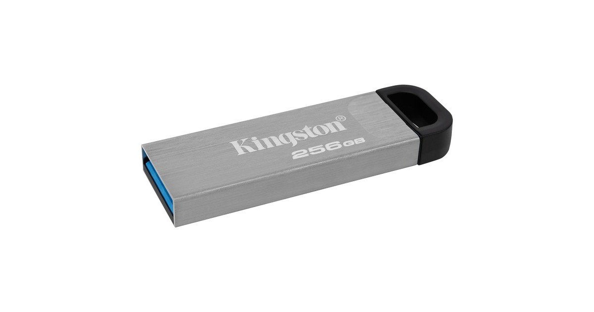 Kingston DataTraveler Kyson 256 GB, USB-Stick(silber, USB-A 3.2 Gen 1)