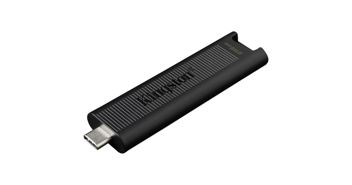 Kingston DataTraveler Max 256 GB, USB-Stick(schwarz, USB-C 3.2 Gen 2)