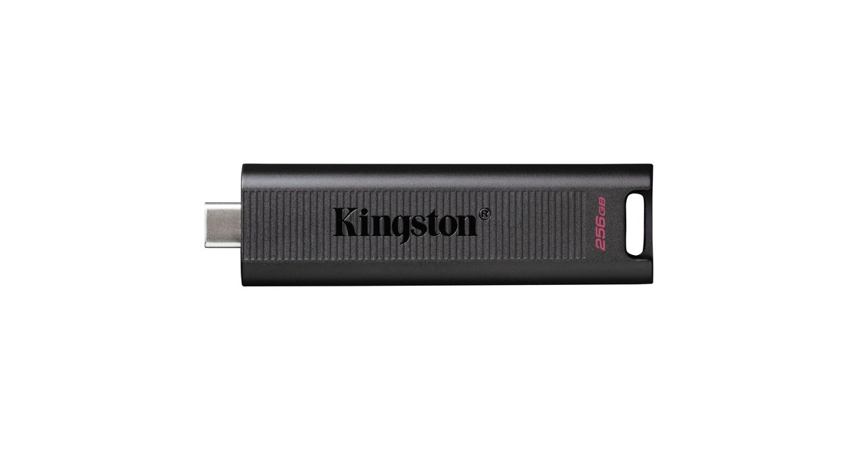 Kingston DataTraveler Max 256 GB, USB-Stick(schwarz, USB-C 3.2 Gen 2)