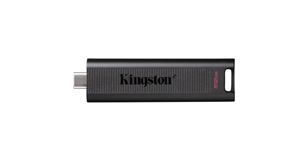Kingston DataTraveler Max 512 GB, USB-Stick(schwarz, USB-C 3.2 Gen 2)