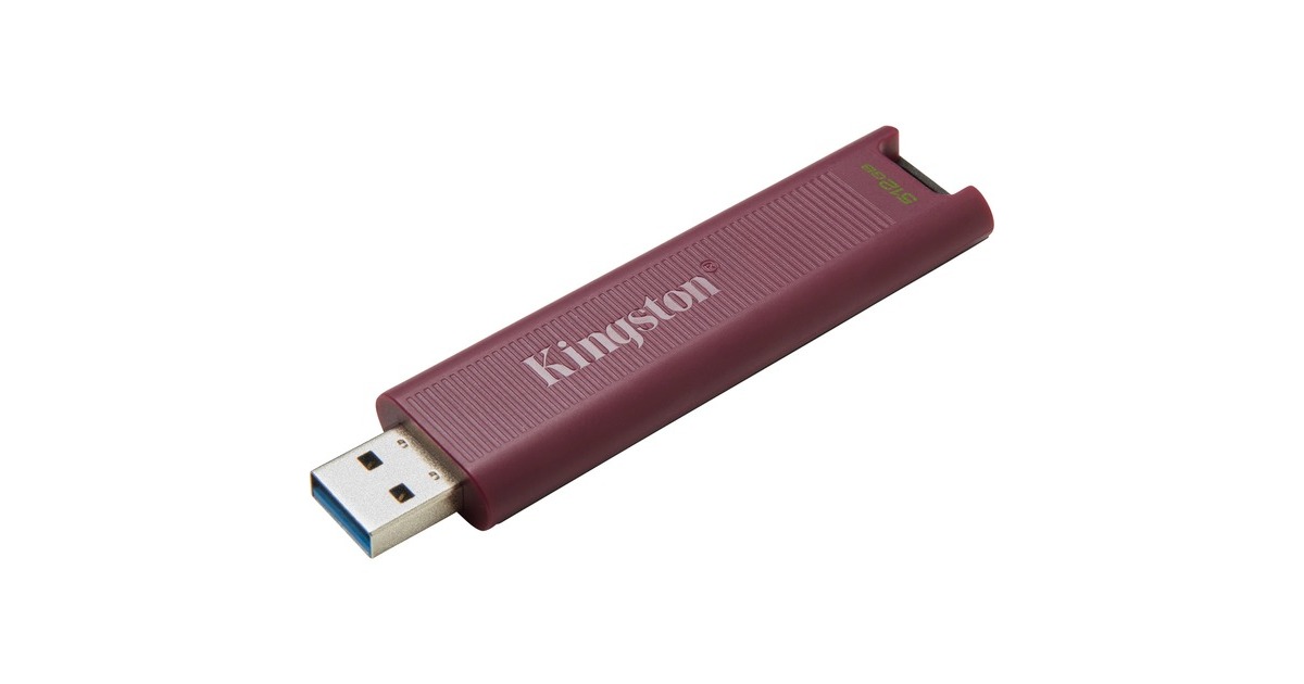 Kingston DataTraveler Max 512 GB, USB-Stick(rot, USB-A 3.2 Gen 2)