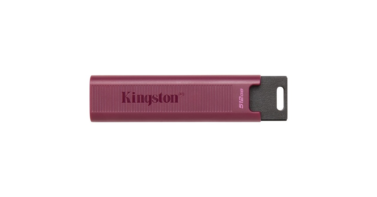 Kingston DataTraveler Max 512 GB, USB-Stick(rot, USB-A 3.2 Gen 2)