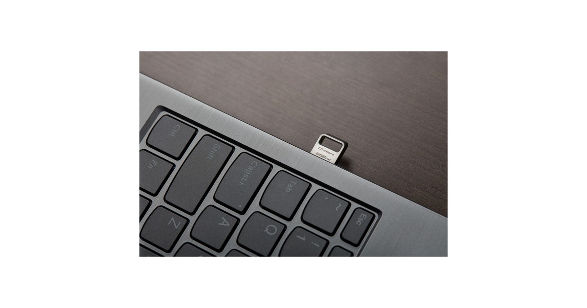 Kingston DataTraveler Micro 256 GB, USB-Stick(silber, USB-A 3.2 Gen 1)
