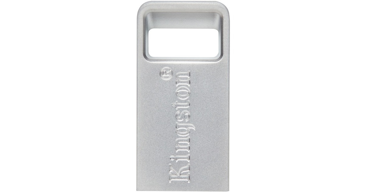 Kingston DataTraveler Micro 64 GB, USB-Stick(silber, USB-A 3.2 Gen 1)