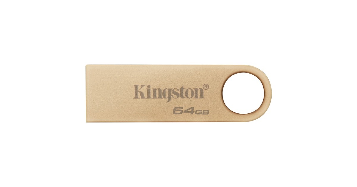 Kingston DataTraveler SE9 G3 64 GB, USB-Stick(gold, USB-A 3.2 Gen 1)
