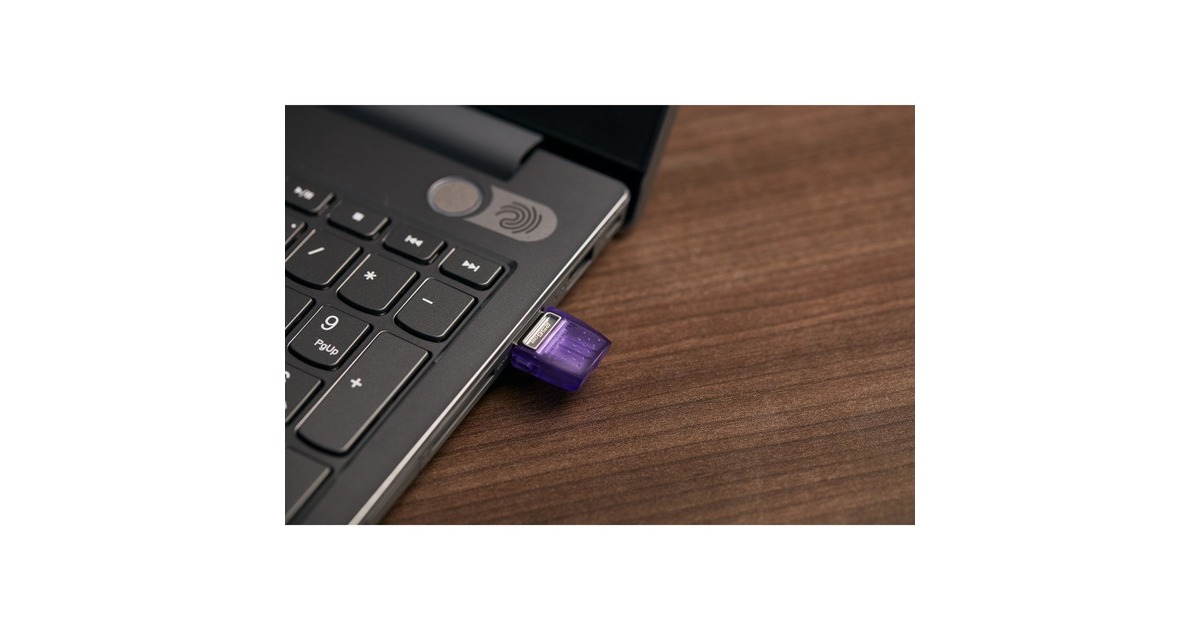 Kingston DataTraveler microDuo 3C 256 GB, USB-Stick(violett/transparent, USB-A 3.2 Gen 1, USB-C 3.2 Gen 1)