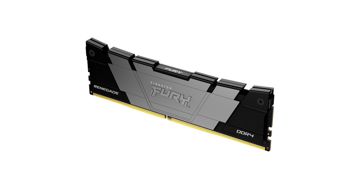 Kingston FURY DIMM 16 GB DDR4-3200, Arbeitsspeicher(schwarz/silber, KF432C16RB12/16, FURY Renegade Black XMP, INTEL XMP)