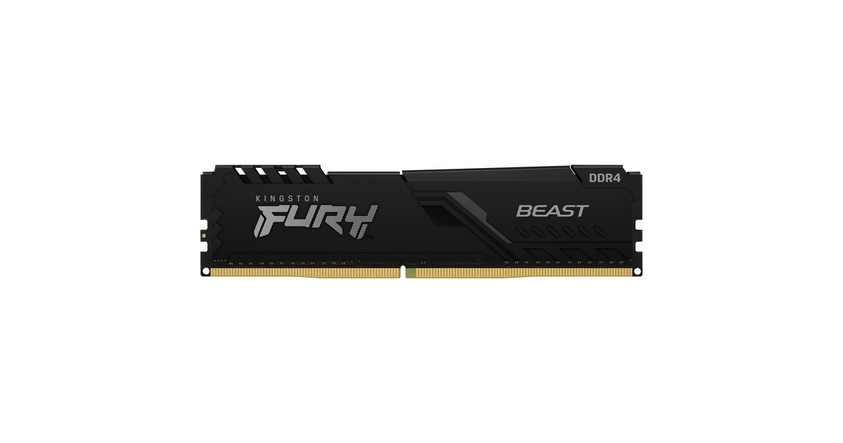 Kingston FURY DIMM 16 GB DDR4-3200, Arbeitsspeicher(schwarz, KF432C16BB/16, Beast, INTEL XMP) Kingston FURY DIMM 16 GB DDR4-3200, Arbeitsspeicher(schwarz, KF432C16BB/16, Beast, INTEL XMP)