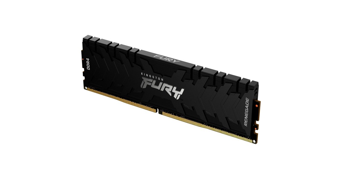 Kingston FURY DIMM 16 GB DDR4-3200, Arbeitsspeicher(schwarz, KF432C16RB1/16, Renegade, INTEL XMP)