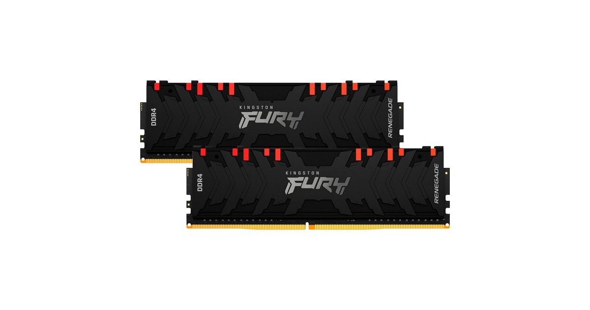 Kingston FURY DIMM 16 GB DDR4-3600 (2x 8 GB) Dual-Kit, Arbeitsspeicher(schwarz, KF436C16RBAK2/16, Renegade RGB, INTEL XMP) Kingston FURY DIMM 16 GB DDR4-3600 (2x 8 GB) Dual-Kit, Arbeitsspeicher(schwarz, KF436C16RBAK2/16, Renegade RGB, INTEL XMP)
