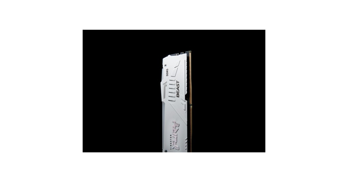 Kingston FURY DIMM 16 GB DDR5-5200, Arbeitsspeicher(weiß, KF552C40BWA-16, Renegade RGB, INTEL XMP)