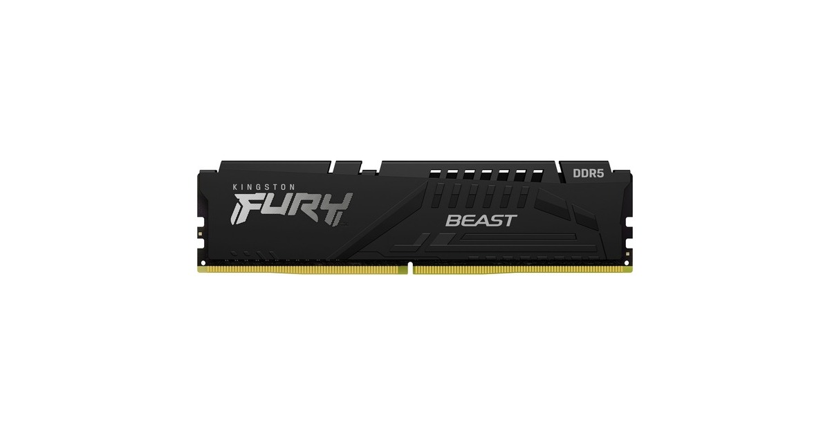 Kingston FURY DIMM 16 GB DDR5-6000, Arbeitsspeicher(schwarz, KF560C36BBE-16, Beast, INTEL XMP, AMD EXPO) Kingston FURY DIMM 16 GB DDR5-6000, Arbeitsspeicher(schwarz, KF560C36BBE-16, Beast, INTEL XMP, AMD EXPO)