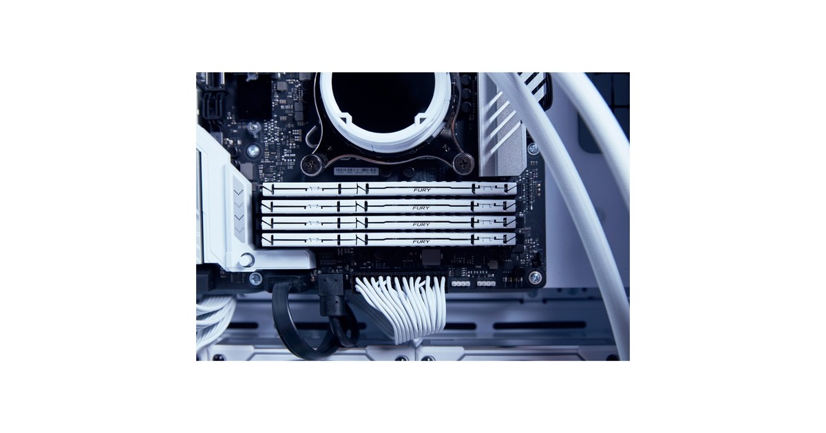 Kingston FURY DIMM 16 GB DDR5-6000, Arbeitsspeicher(weiß, KF560C36BWE-16, Beast, AMD EXPO)