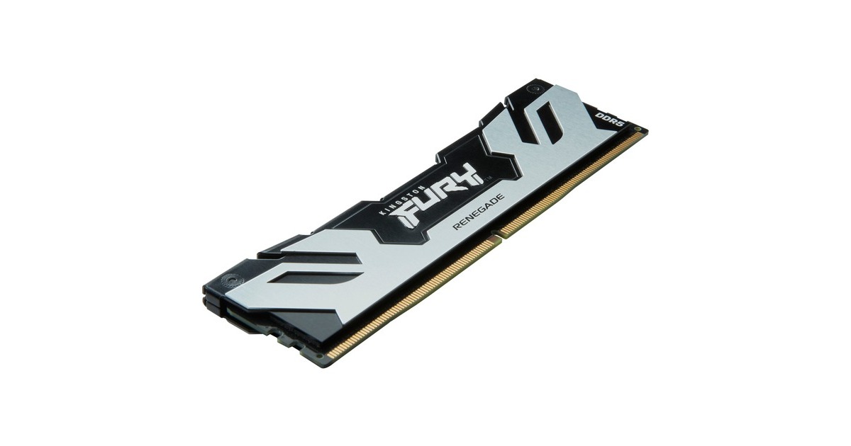 Kingston FURY DIMM 16 GB DDR5-6800, Arbeitsspeicher(schwarz/silber, KF568C36RS-16, Fury Renegade Silver, INTEL XMP)