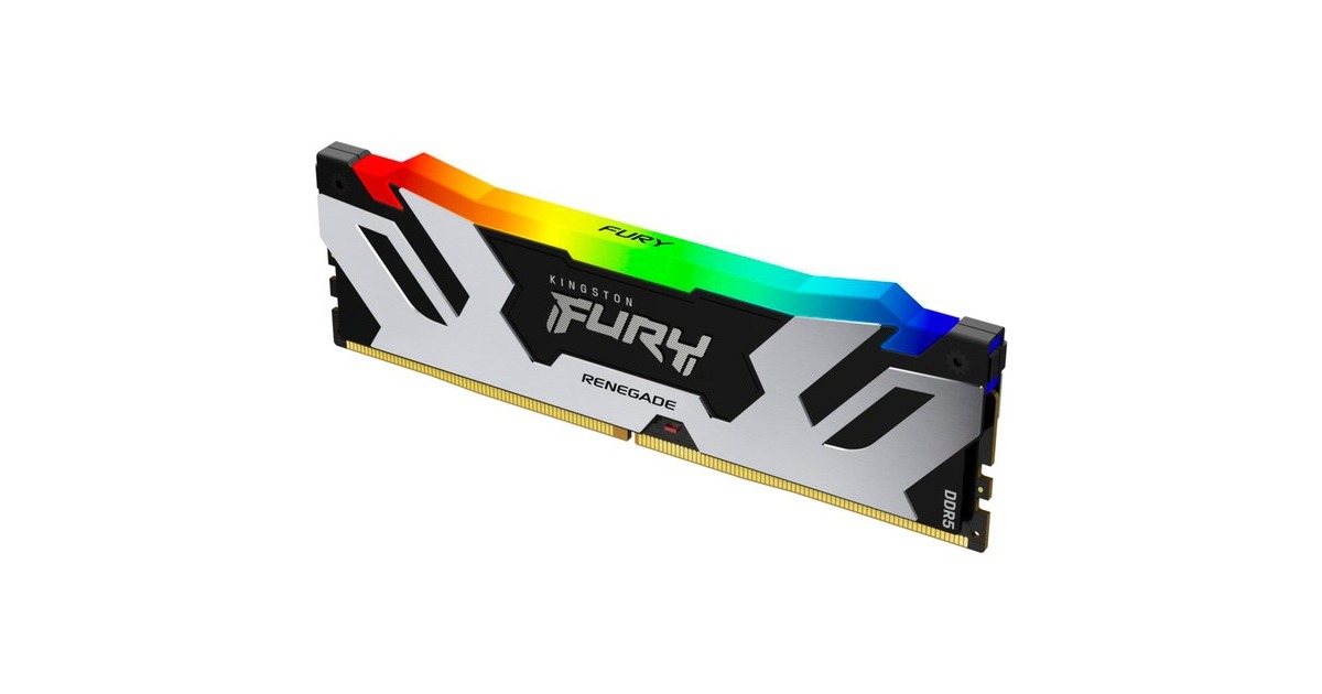 Kingston FURY DIMM 16 GB DDR5-6800, Arbeitsspeicher(schwarz, KF568C36RSA-16, Fury Renegade RGB, INTEL XMP)