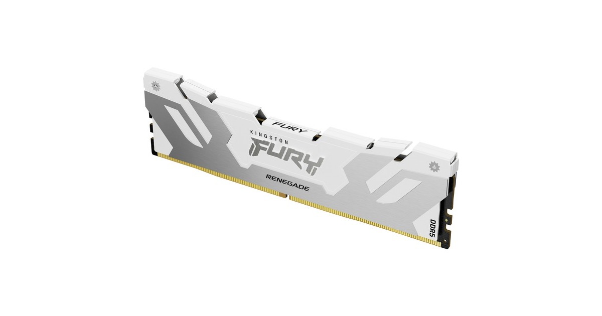 Kingston FURY DIMM 16 GB DDR5-8000, Arbeitsspeicher(weiß, KF580C38RW-16, Renegade XMP, INTEL XMP)