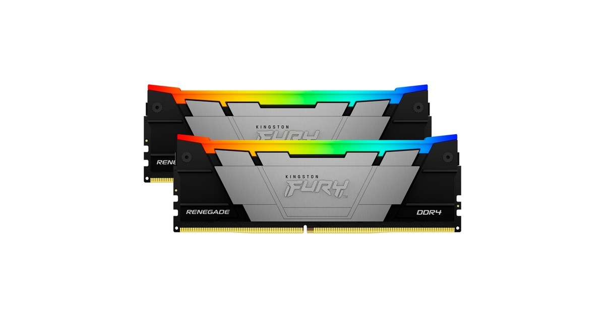 Kingston FURY DIMM 32 GB DDR4-3600 (2x 16 GB) Dual-Kit, Arbeitsspeicher(schwarz, KF436C16RB12AK2/32, Renegade RGB, INTEL XMP) Kingston FURY DIMM 32 GB DDR4-3600 (2x 16 GB) Dual-Kit, Arbeitsspeicher(schwarz, KF436C16RB12AK2/32, Renegade RGB, INTEL XMP)