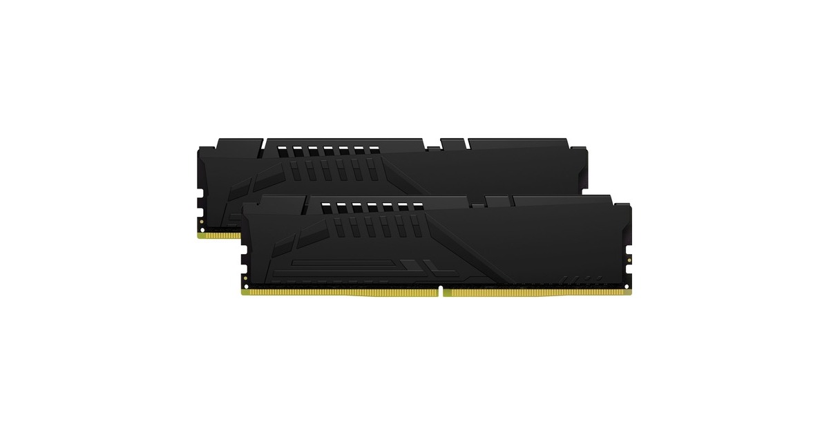 Kingston FURY DIMM 32 GB DDR5-5200 (2x 16 GB) Dual-Kit, Arbeitsspeicher(schwarz, KF552C36BBEK2-32, Fury Beast, INTEL XMP, AMD EXPO)