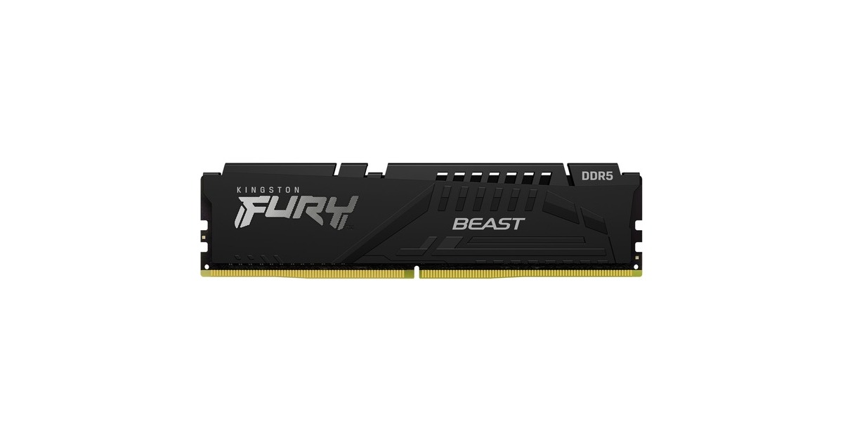 Kingston FURY DIMM 32 GB DDR5-5200, Arbeitsspeicher(schwarz, KF552C40BB-32, Beast, INTEL XMP)