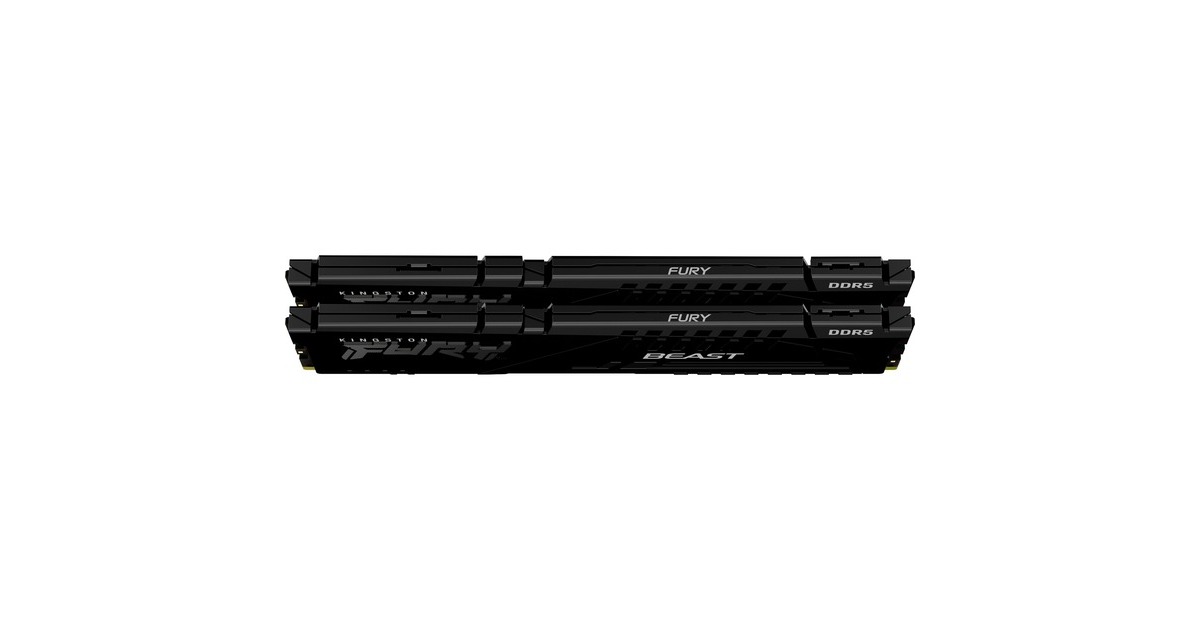 Kingston FURY DIMM 32 GB DDR5-5600 (2x 16 GB) Dual-Kit, Arbeitsspeicher(schwarz, KF556C40BBK2-32, FURY Beast, INTEL XMP)