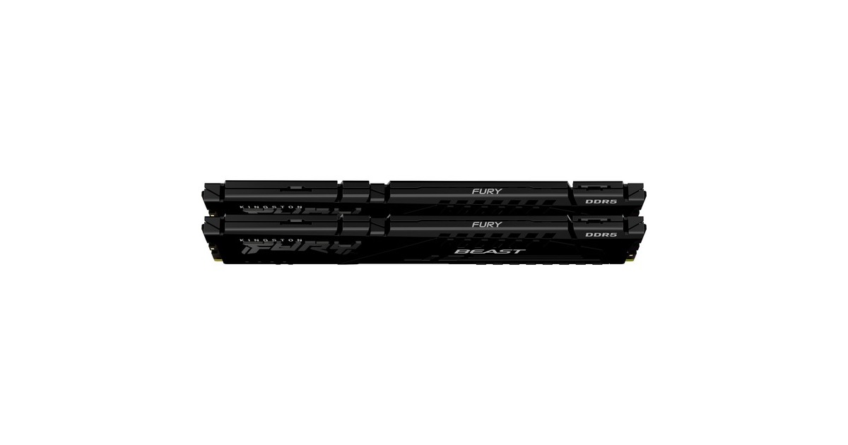 Kingston FURY DIMM 32 GB DDR5-5600 (2x 16 GB) Dual-Kit, Arbeitsspeicher(schwarz, KF556C36BBEK2-32, Fury Beast, INTEL XMP, AMD EXPO)