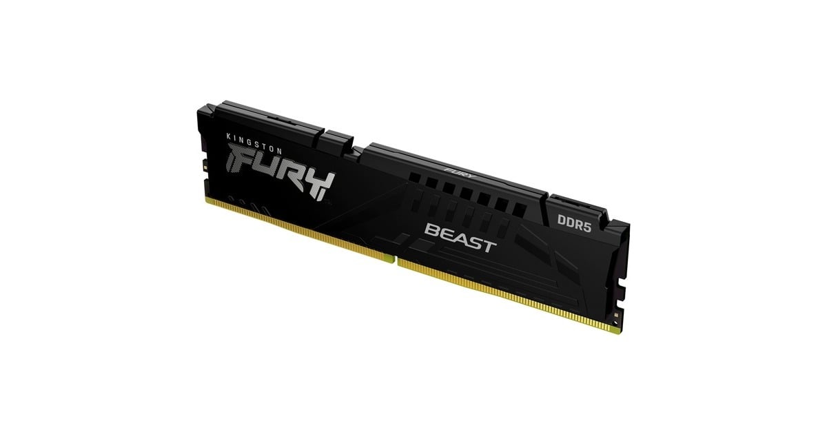 Kingston FURY DIMM 32 GB DDR5-6000, Arbeitsspeicher(schwarz, KF560C40BB-32, Beast, INTEL XMP)