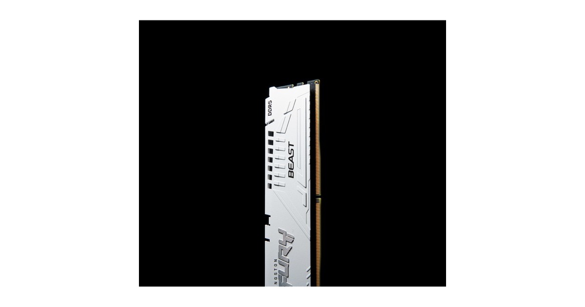 Kingston FURY DIMM 32 GB DDR5-6000, Arbeitsspeicher(weiß, KF560C36BWE-32, Beast, AMD EXPO)