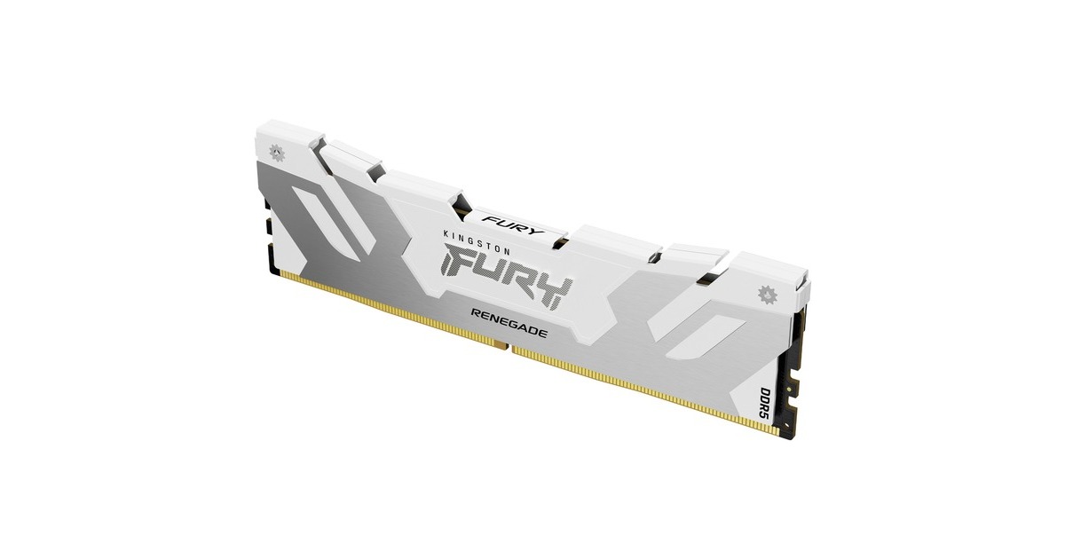 Kingston FURY DIMM 32 GB DDR5-6800 (2x 16 GB) Dual-Kit, Arbeitsspeicher(weiß, KF568C36RWK2-32, Renegade, INTEL XMP)