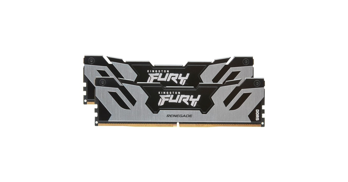 Kingston FURY DIMM 32 GB DDR5-7600 (2x 16 GB) Dual-Kit, Arbeitsspeicher(schwarz, KF576C38RSK2-32, Renegade XMP, INTEL XMP)