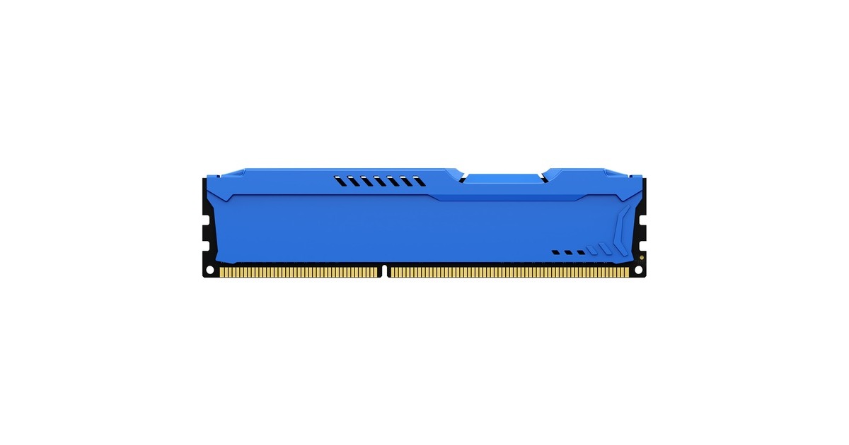 Kingston FURY DIMM 4 GB DDR3-1600, Arbeitsspeicher(blau, KF316C10B/4, Beast)