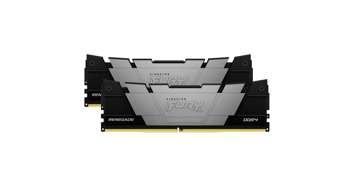 Kingston FURY DIMM 64 GB DDR4-3600 (2x 32 GB) Dual-Kit, Arbeitsspeicher(schwarz, KF436C18RB2K2/64, Renegade, INTEL XMP)