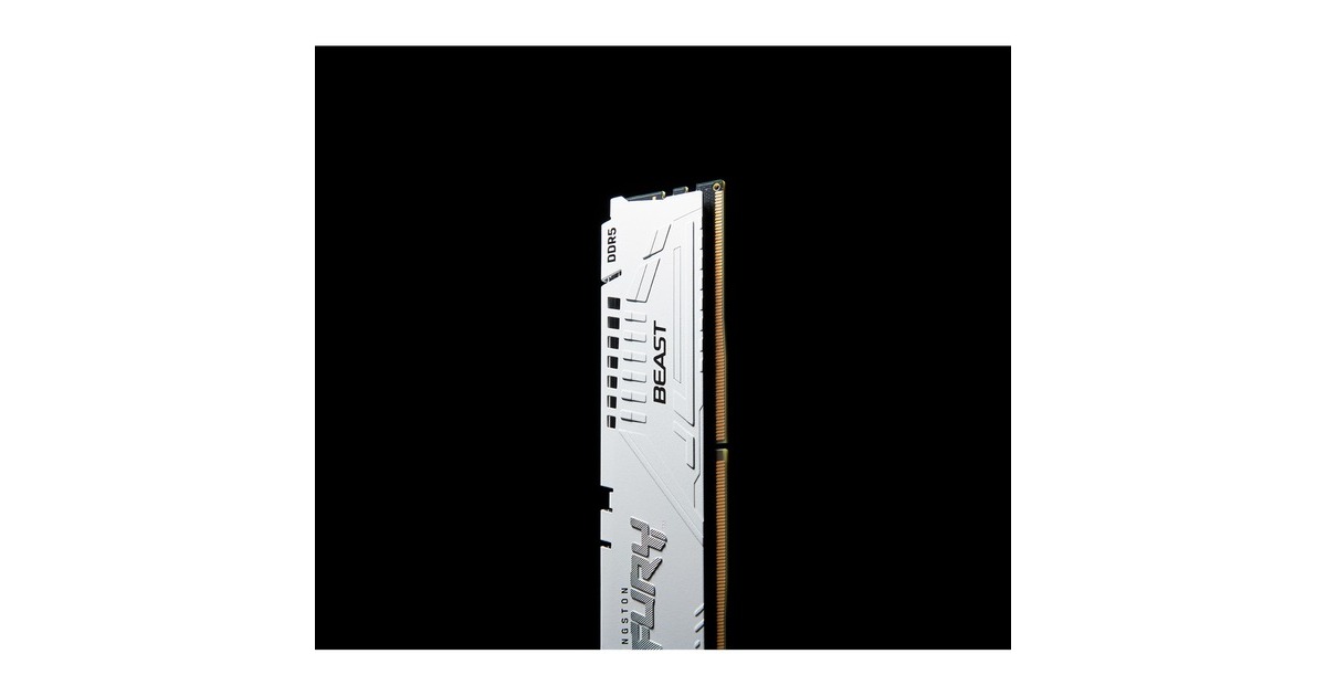 Kingston FURY DIMM 64 GB DDR5-5600 (2x 32 GB) Dual-Kit, Arbeitsspeicher(weiß, KF556C40BWK2-64, Beast, INTEL XMP)