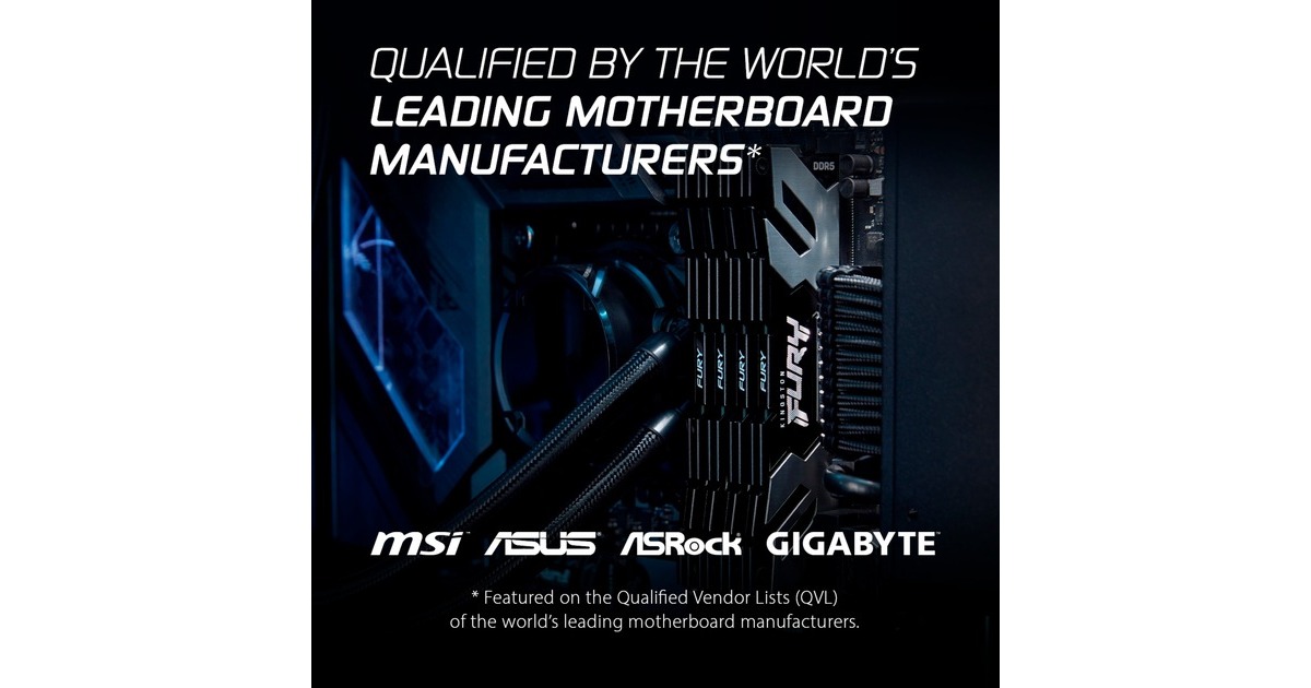 Kingston FURY DIMM 64 GB DDR5-6000 (2x 32 GB) Dual-Kit, Arbeitsspeicher(weiß, KF560C32RWK2-64, Renegade, INTEL XMP)