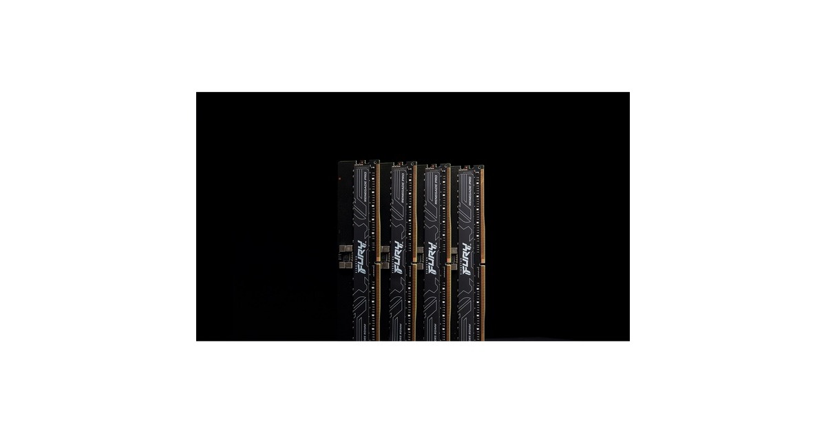 Kingston FURY DIMM 64 GB DDR5-6800 (4x 16 GB) Quad-Kit, Arbeitsspeicher(schwarz, KF568R34RBK4-64, Renegade Pro, INTEL XMP)