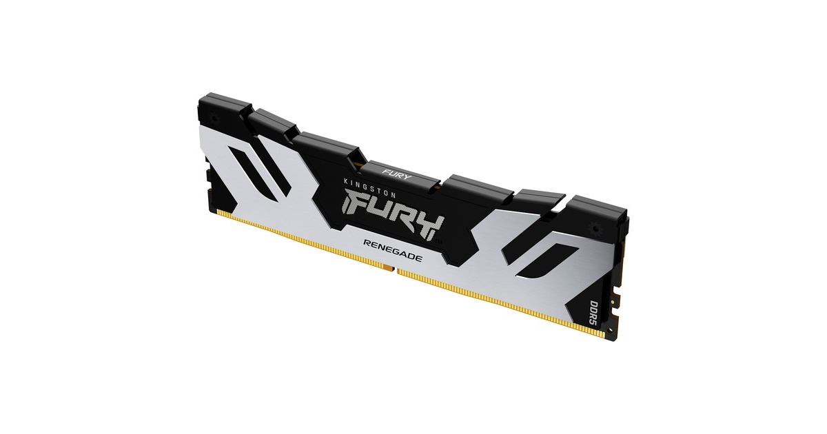 Kingston FURY DIMM 96 GB DDR5-6400 (2x 48 GB) Dual-Kit, Arbeitsspeicher(silber/schwarz, KF564C32RSK2-96, Renegade, INTEL XMP)