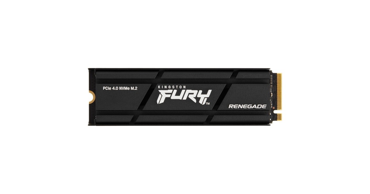 Kingston FURY Renegade Heatsink 1 TB, SSD(schwarz, PCIe 4.0 x4, NVMe, M.2 2280, Heatsink)