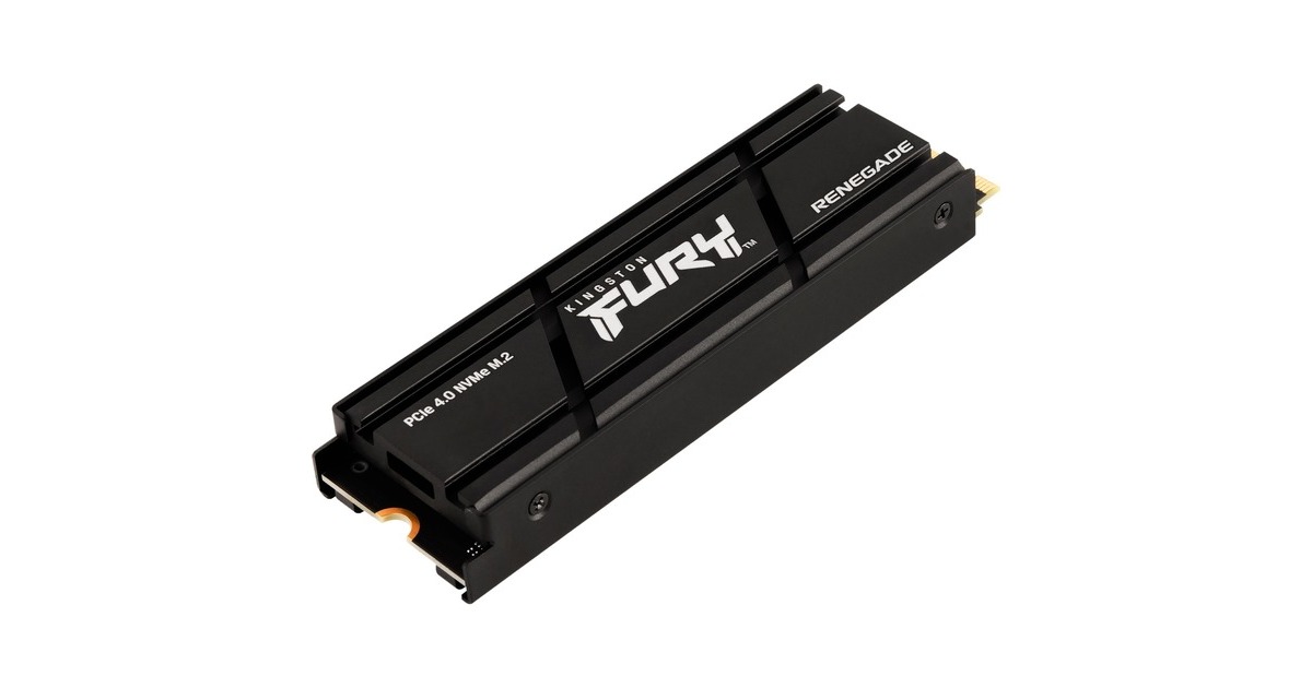 Kingston FURY Renegade Heatsink 2 TB, SSD(schwarz, PCIe 4.0 x4, NVMe, M.2 2280, Heatsink)