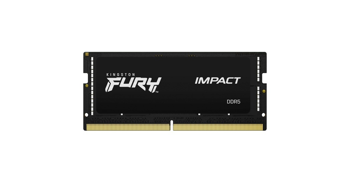 Kingston FURY SO-DIMM 32 GB DDR5-5600, Arbeitsspeicher(schwarz, KF556S40IB-32, Impact) Kingston FURY SO-DIMM 32 GB DDR5-5600, Arbeitsspeicher(schwarz, KF556S40IB-32, Impact)