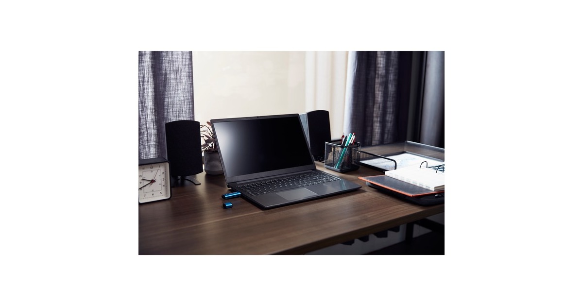 Kingston IronKey Vault Privacy 50 64 GB, USB-Stick(hellblau/schwarz, USB-C 3.2 Gen 1)