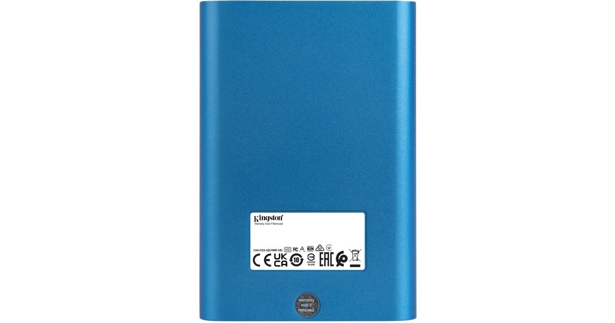 Kingston IronKey Vault Privacy 80 1,92 TB, Externe SSD(blau/schwarz, USB-C 3.2 Gen 1 (5 Gbit/s))