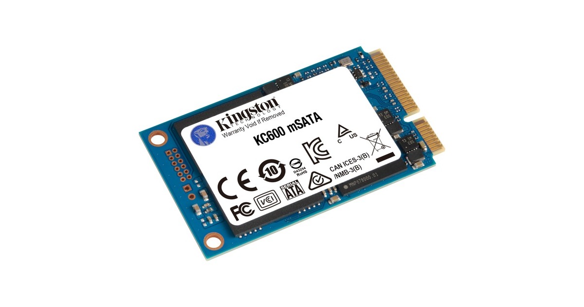 Kingston KC600 1024 GB, SSD(SATA 6 Gb/s, mSATA)