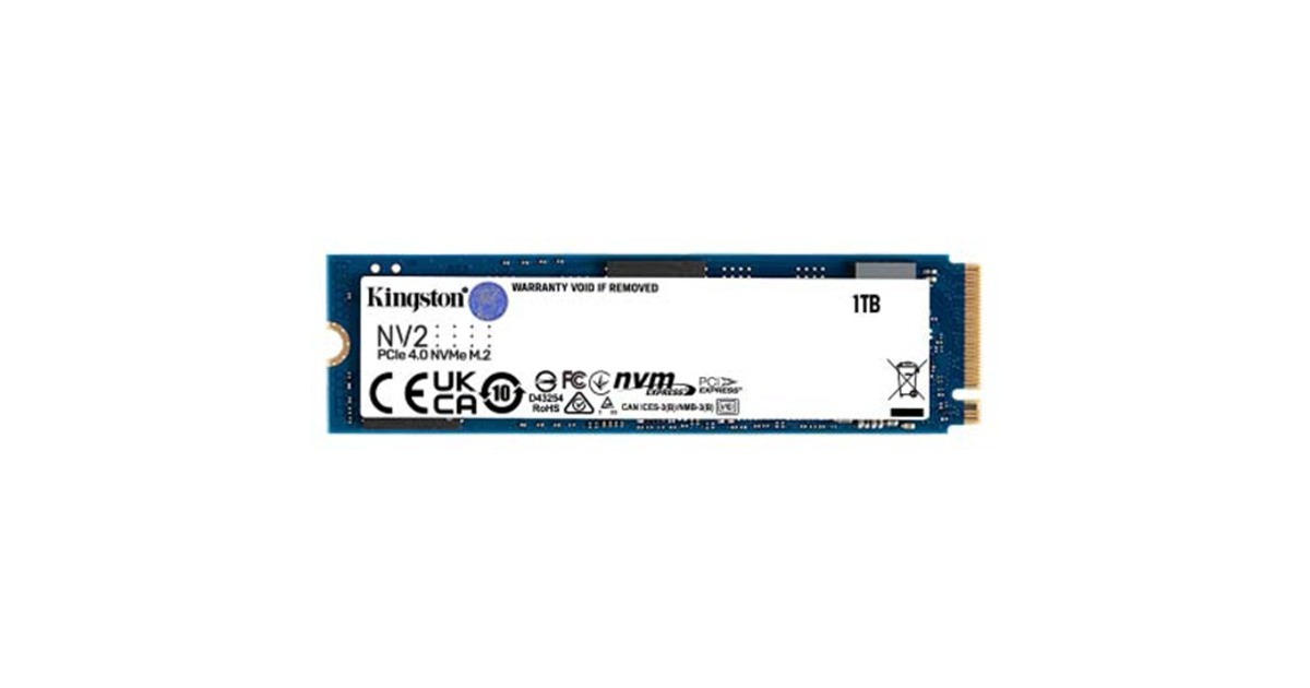 Kingston NV2 1 TB, SSD(PCIe 4.0 x4, NVMe, M.2 2280)