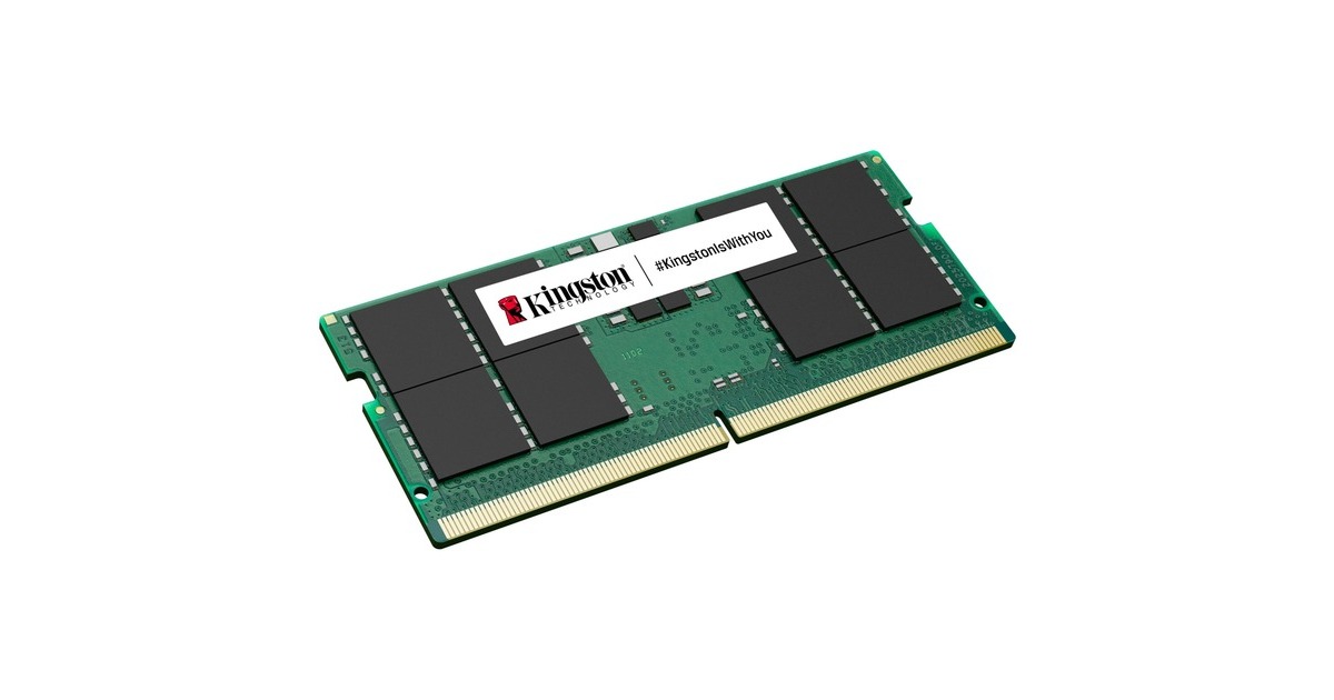 Kingston SO-DIMM 16 GB DDR5-5200, Arbeitsspeicher(grün, KVR52S42BS8-16, ValueRAM)
