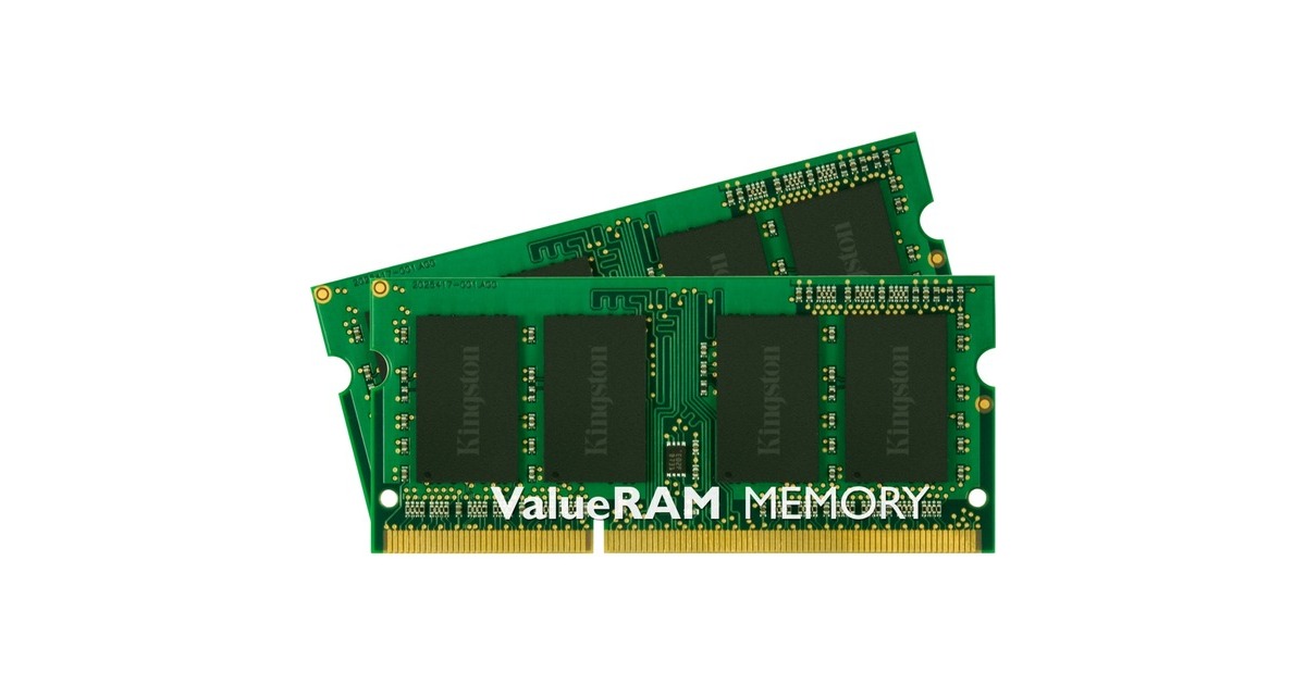 Kingston ValueRAM SO-DIMM 8 GB DDR3-1600 (2x 4 GB) Dual-Kit, Arbeitsspeicher(KVR16LS11K2/8, ValueRAM)