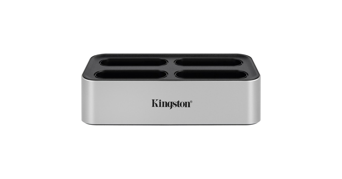 Kingston Workflow Station Dock + USB miniHub, Dockingstation(silber/schwarz)