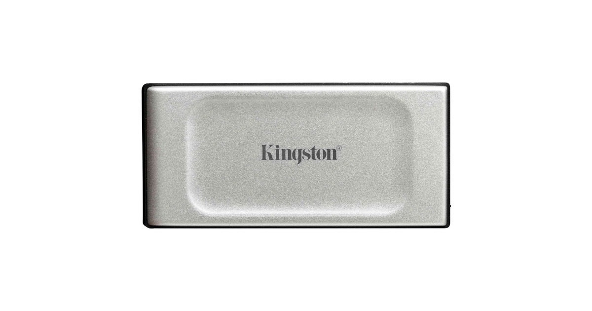 Kingston XS2000 Portable SSD 2 TB, Externe SSD(silber/schwarz, USB-C 3.2 Gen 2x2 (20 Gbit/s))