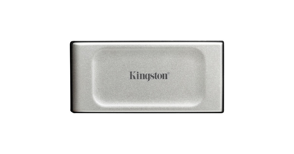 Kingston XS2000 Portable SSD 4 TB, Externe SSD(silber/schwarz, USB-C 3.2 Gen 2x2 (20 Gbit/s))