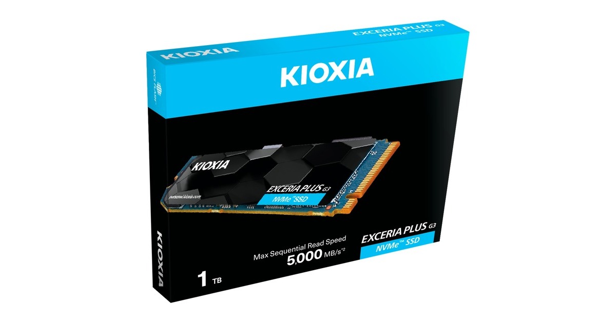 Kioxia Exceria Plus G3 1 TB, SSD(PCIe 4.0 x4, M.2 2280)