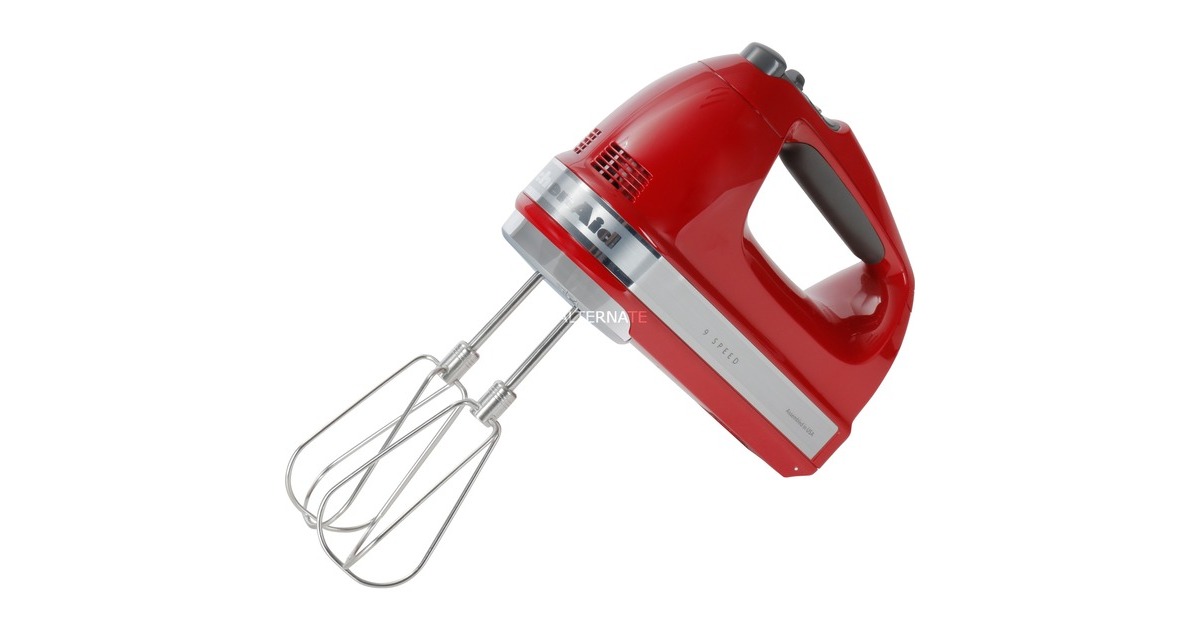 KitchenAid 5KHM9212EER, Handmixer(rot, umfangreiches Zubehör)