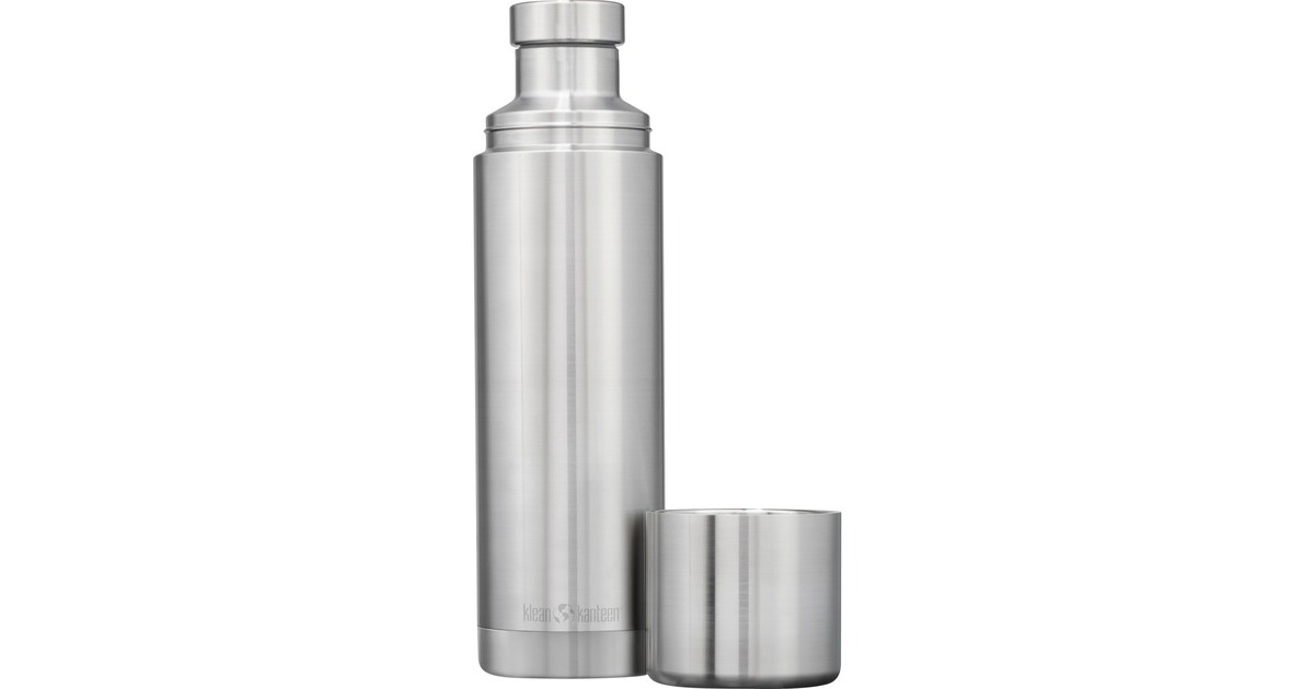 Klean Kanteen Thermosflasche TKPro-BS vakuumisoliert, 1.000ml(edelstahl (gebürstet), mit Pour Through Cap)